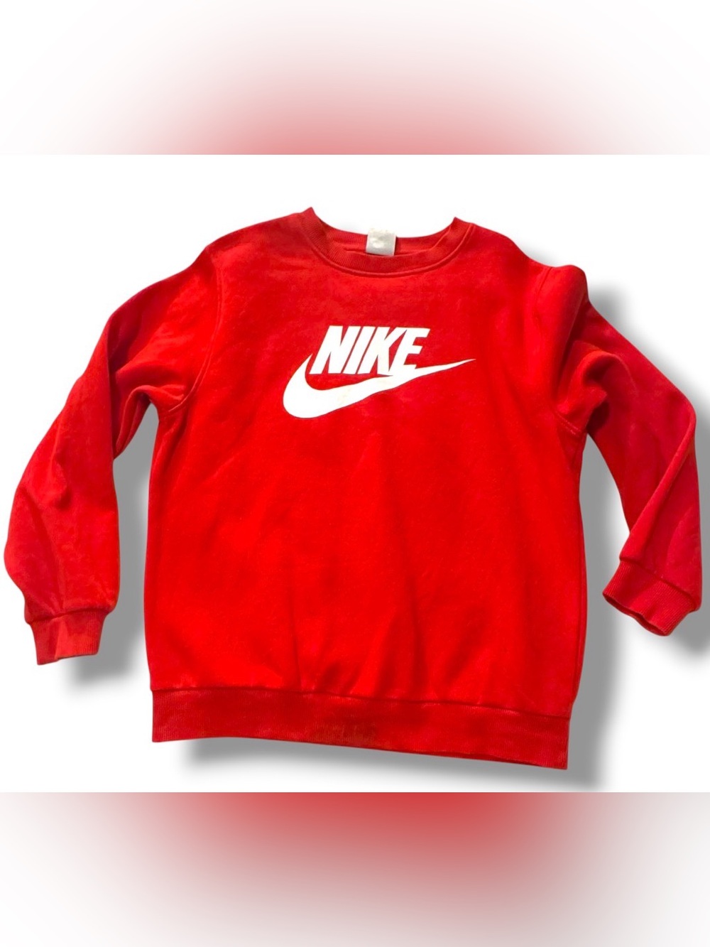 Nike Boys Red Crewneck Sweatshirt size Large